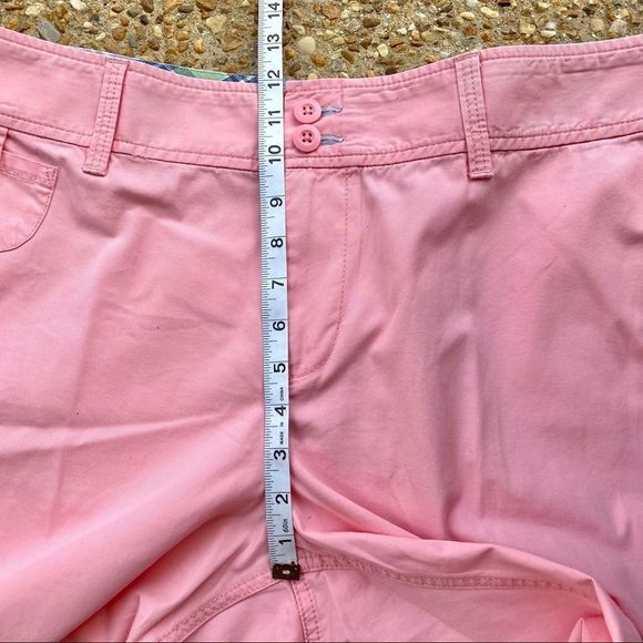 L.L. Bean Pink Cotton Wide Leg Capris Size XL - Picture 4 of 10